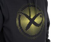Matrix Mikina Large Fade Logo Hoody Black Lime (7)