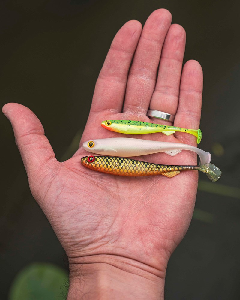 Fox Rage Gumová Nástraha Slick Shad Lemon Tiger (1)