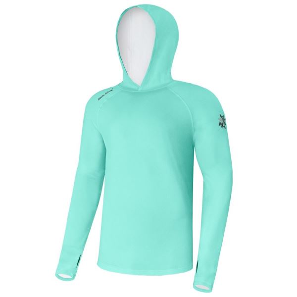 Giants Fishing Funkční Tričko S Dlouhým Rukávem UV50+ Hoodie Blue