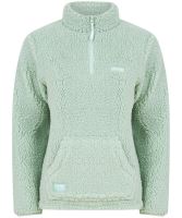 Navitas Mikina Womens Sherpa Pullover Light Green - S