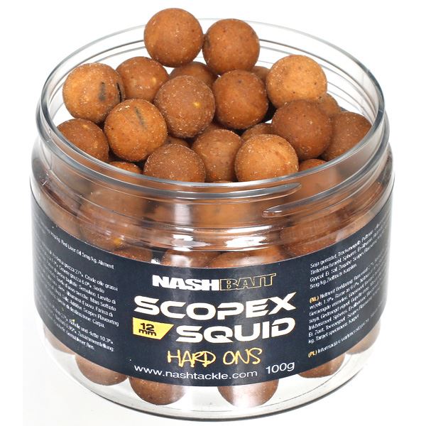 Nash Boilies Scopex & Squid Hard-Ons Tvrdé
