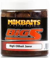 Mikbaits Boilies V Dipu Big S Oliheň Javor 250 ml (2)