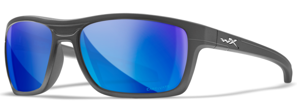 Wiley x polarizační brýle kingpin captivate polarized blue mirror grey matte graphite