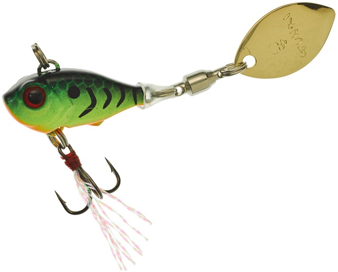 Levně Gunki wobler shocker vib mat fire tiger - 2,2 cm 5,95 g