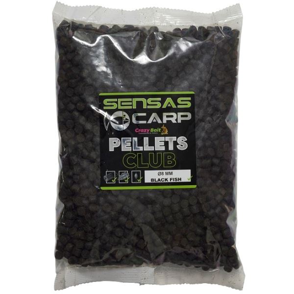 Sensas Pelety Club Black Fish 800 g