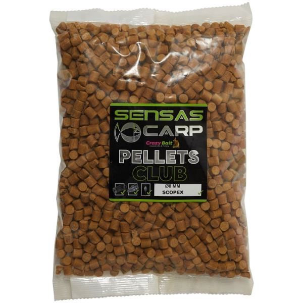 Sensas Pelety Club Scopex 800 g
