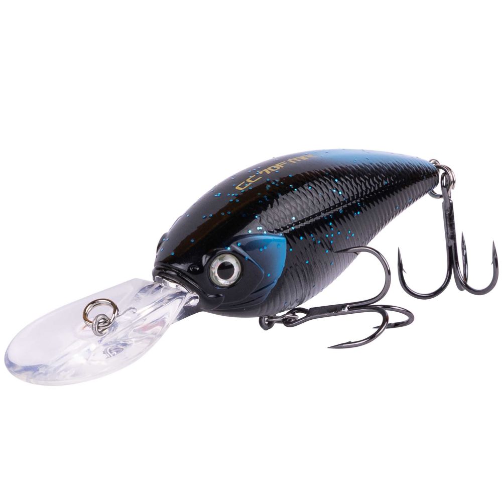 Shimano wobler lure yasei cover crank floating dr black blue 7 cm 18 g