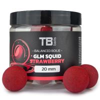 TB Baits Vyvážené Boilie Balanced + Atraktor GLM Squid Strawberry 100 g - 20 mm