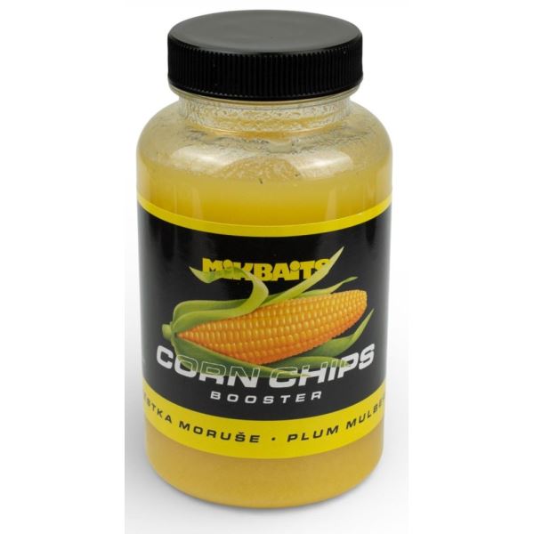 Mikbaits Booster Corn Chips Švestka Moruše 250 ml