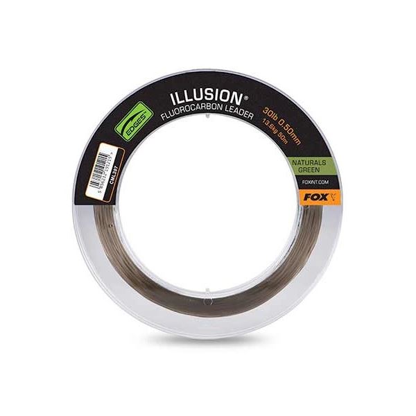 Fox Fluorocarbon Edges Illusion Leader Naturals Green 50 m