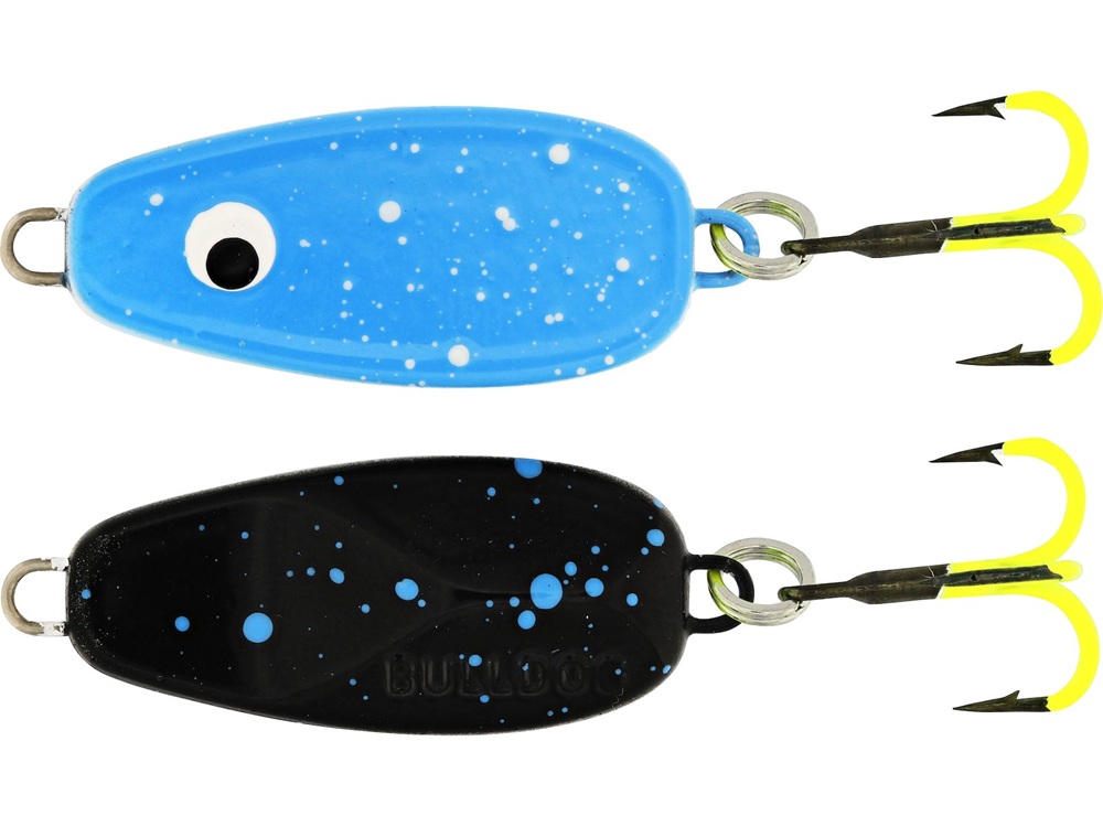 Levně Westin plandavka bulldog black/blue splat ultimate - 2 cm 2,5 g