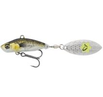 Savage Gear 3D Sticklebait Tailspin Sinking Green Silver Ayu