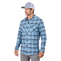 Grundéns Košile Dungeness Seawool Flannel Shirt Grass (4)