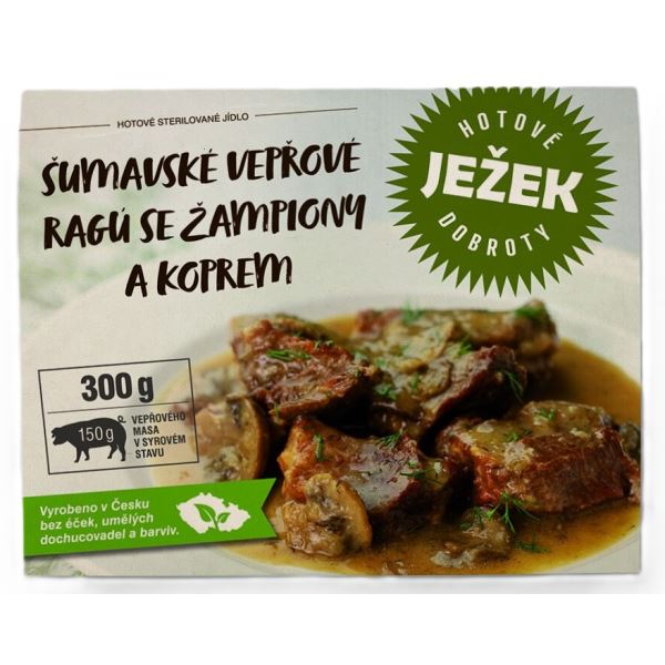 Ježkovy Krabičky Šumavské Vepřové Ragú 300 g