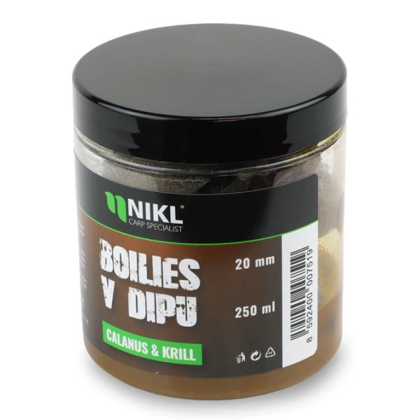 Nikl Boilies V Dipu Calanus & Krill 250 ml