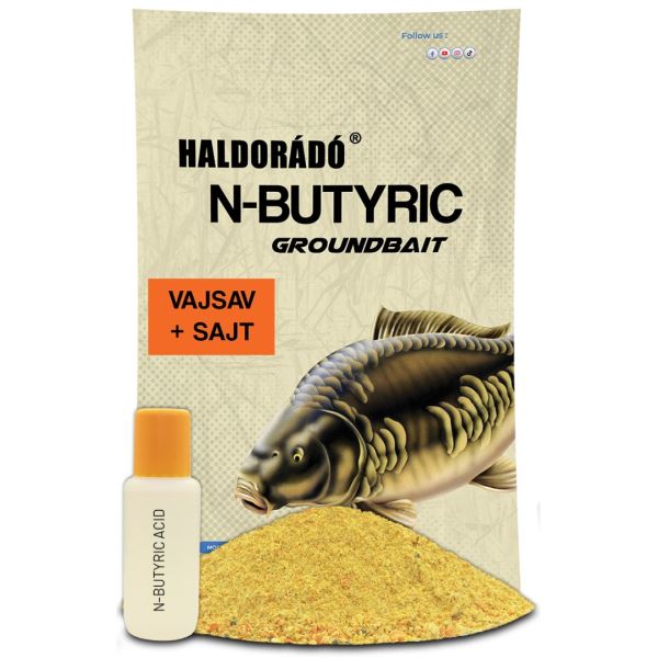 Haldorádó Krmítková Směs N-Butyric Groundbait Kyselina Máselná 800 g + 50 ml Aroma