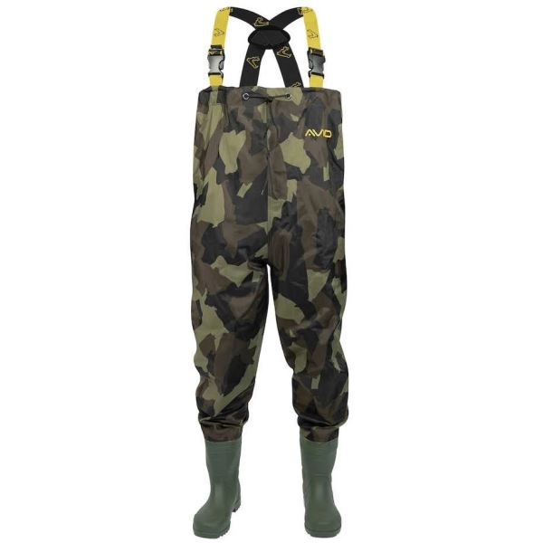 Avid Carp Prsačky 420D Camo Chest Waders