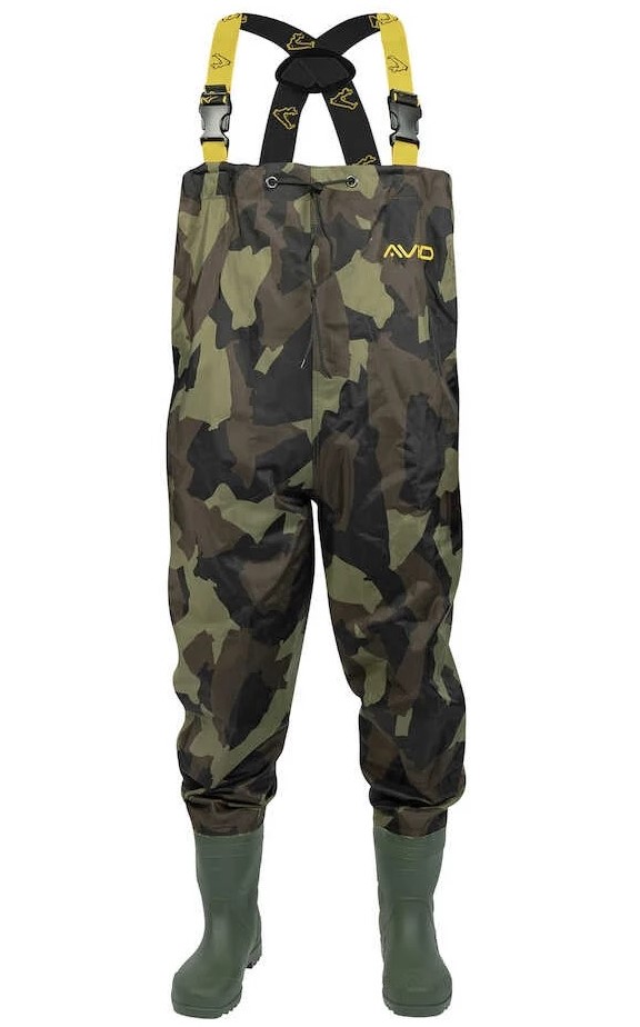 Levně Avid carp prsačky 420d camo chest waders - 41