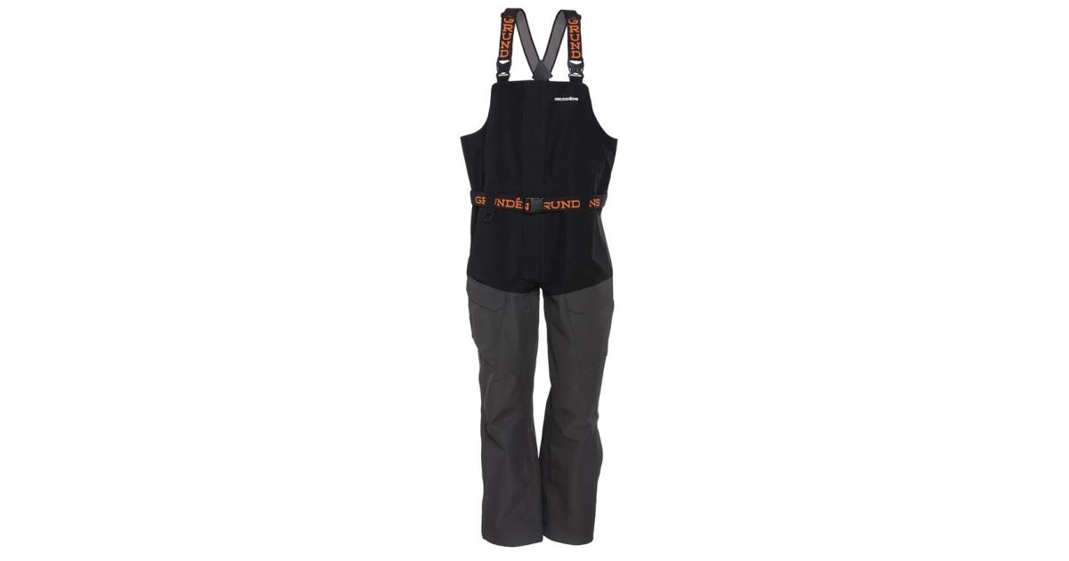 Salopette De Pluie Grundens Cyclone BIB – Homme – Taille M – Orange (Neuve Avec étiquettes)