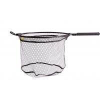 Fencl Muškařský Podběrák King M Karbon s Pogumovanou Sítí Magnetický Držák a Pojistné Lanko 40x35 cm (6)