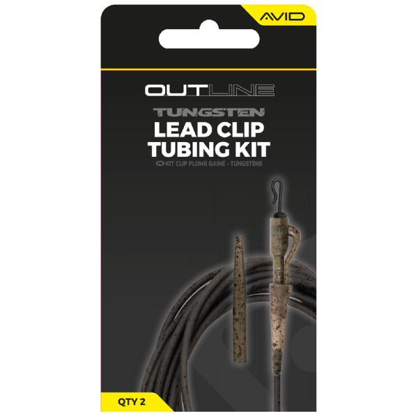 Avid Carp Montáž Outline Lead Clip Tungsten Tubing Kit
