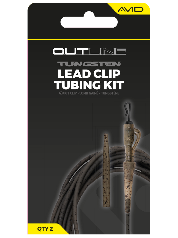 Avid carp montáž outline lead clip tungsten tubing kit