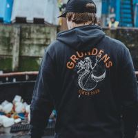 Grundéns Mikina Displacement DWR Hoodie Dead Reckoning Black (2)
