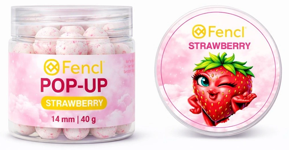Levně Fencl plovoucí boilie pop up strawberry 40 g 14 mm