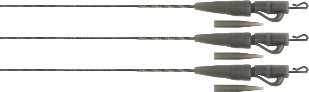 Levně Fox montáž edges naturals submerge lead clip leaders 75 cm 3 ks - 30 lb