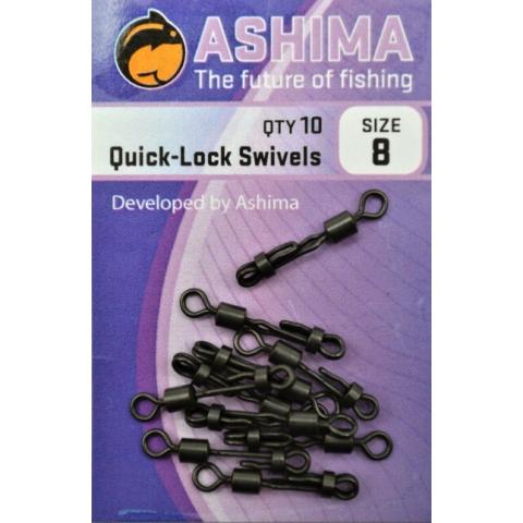 Levně Ashima obratlík quick lock č. 8 10 ks