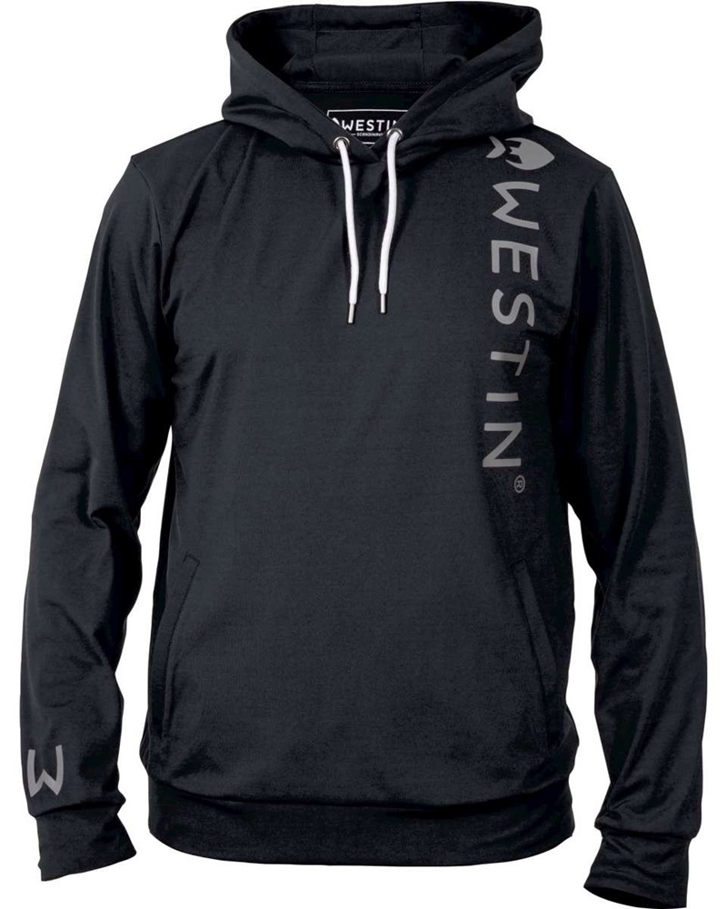 Westin mikina vertical tech hoodie black - m