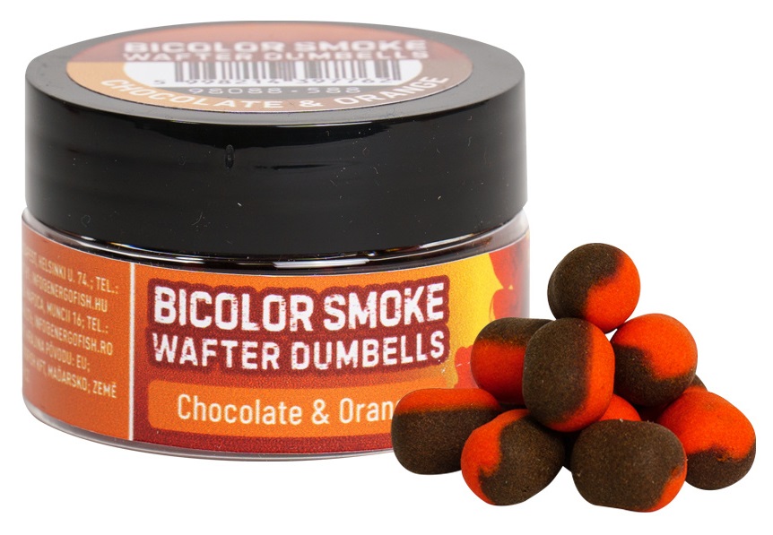 Benzar mix bicolor smoke wafters dumbells 10x8 mm 30 ml - čokoláda-pomeranč