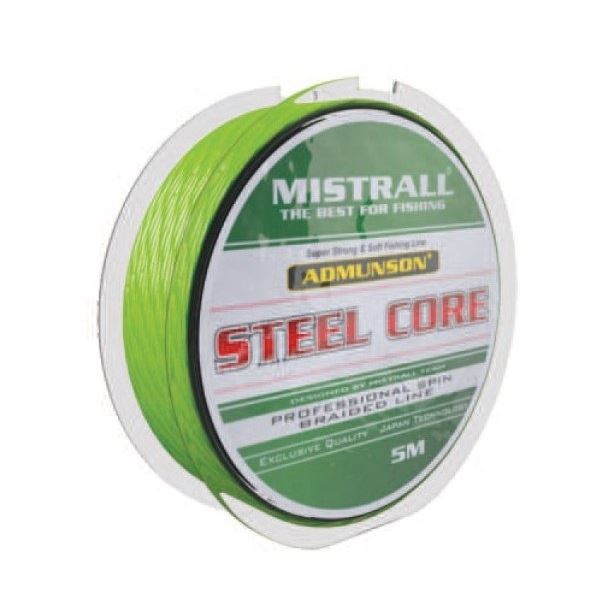 Mistrall Pletená Šňůra S Ocelovým Jádrem Admuson Steel Core 5 m