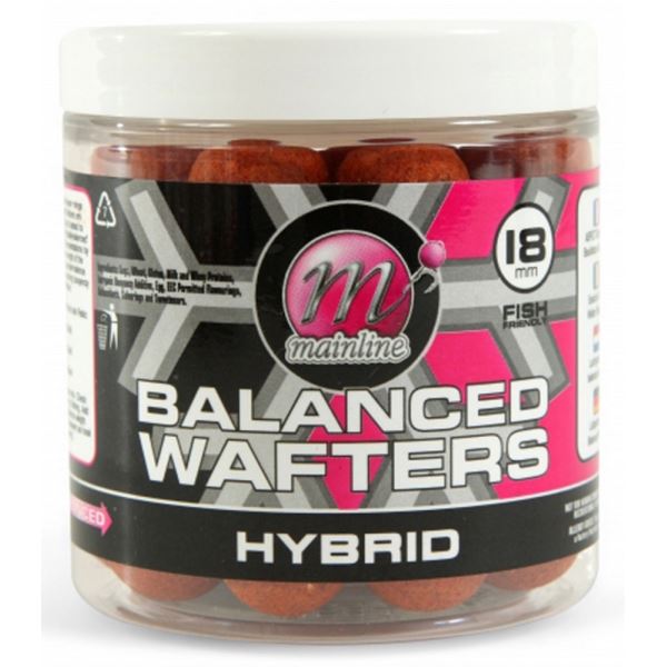 Mainline Vyvážené Boilie Balanced Wafter Hybrid 250 ml 18mm