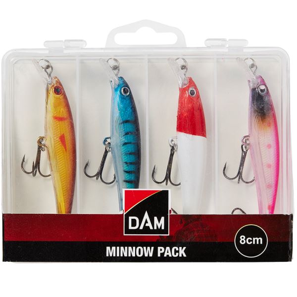 Dam Wobler Minnow Pack Inc. Box 8 cm