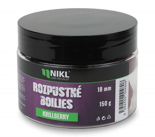 Nikl Rozpustné Boilies Krill Berry 150 g