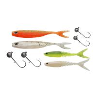Berkley Sada Gumových Nástrah a Jigových Hlaviček Powerbait Zander Vertical Pro Pack 10+14 cm 7+14 g 8 ks Berkley Sada Gumových Nástrah a Jigových Hlaviček Powerbait Zander Vertical Pro Pack 10+14 cm 7+14 g 8 ks