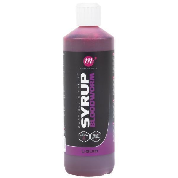 Mainline Liquid Particle + Pellet Syrup Bloodworm 500 ml