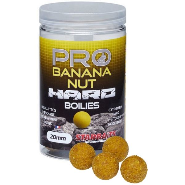 Starbaits Boilie Hard Pro Banana Nut 200 g