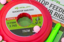 Korum Návazec Limitless Quickstop Feeder Hair Rigs 8 ks 75 cm (6)