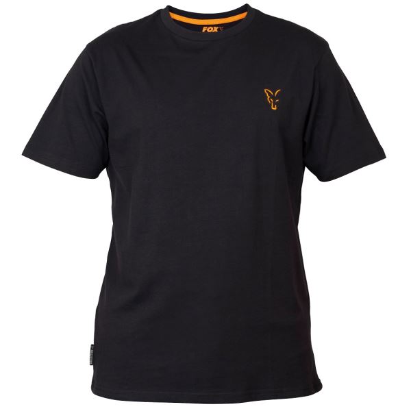 Fox Triko Collection Black Orange T Shirt