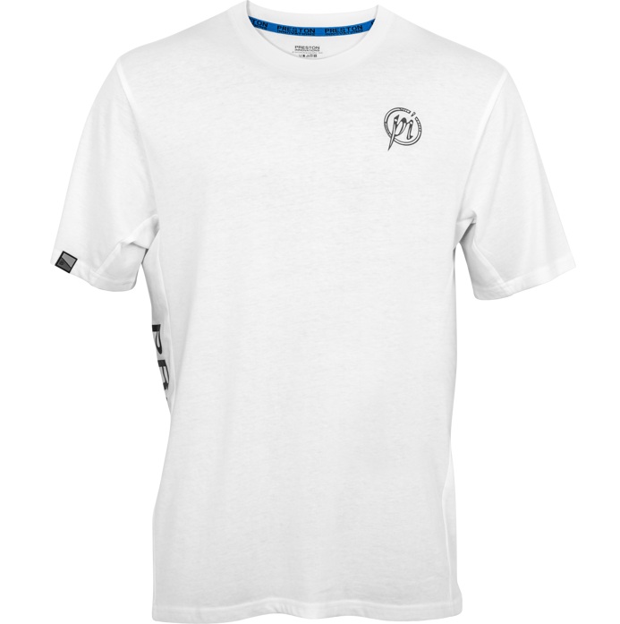 Preston innovations tričko core collection t-shirt white - m