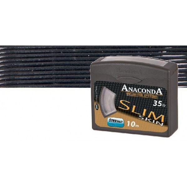 Anaconda návazcová šňůra  Slim Skin 10 m Black
