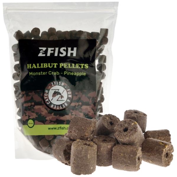 Zfish Pelety Halibut Pellets Monster Crab Pineapple 1 kg