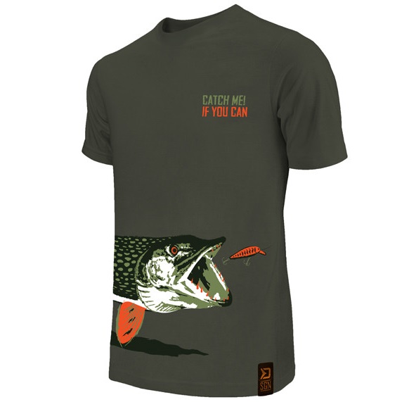 Delphin tričko catch me! štika - xl