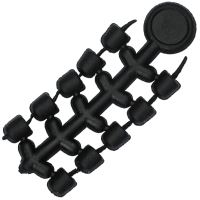 Giants Fishing Zarážka Na Háček Hook Bead For Ronnie Rig Black 20 ks (1)
