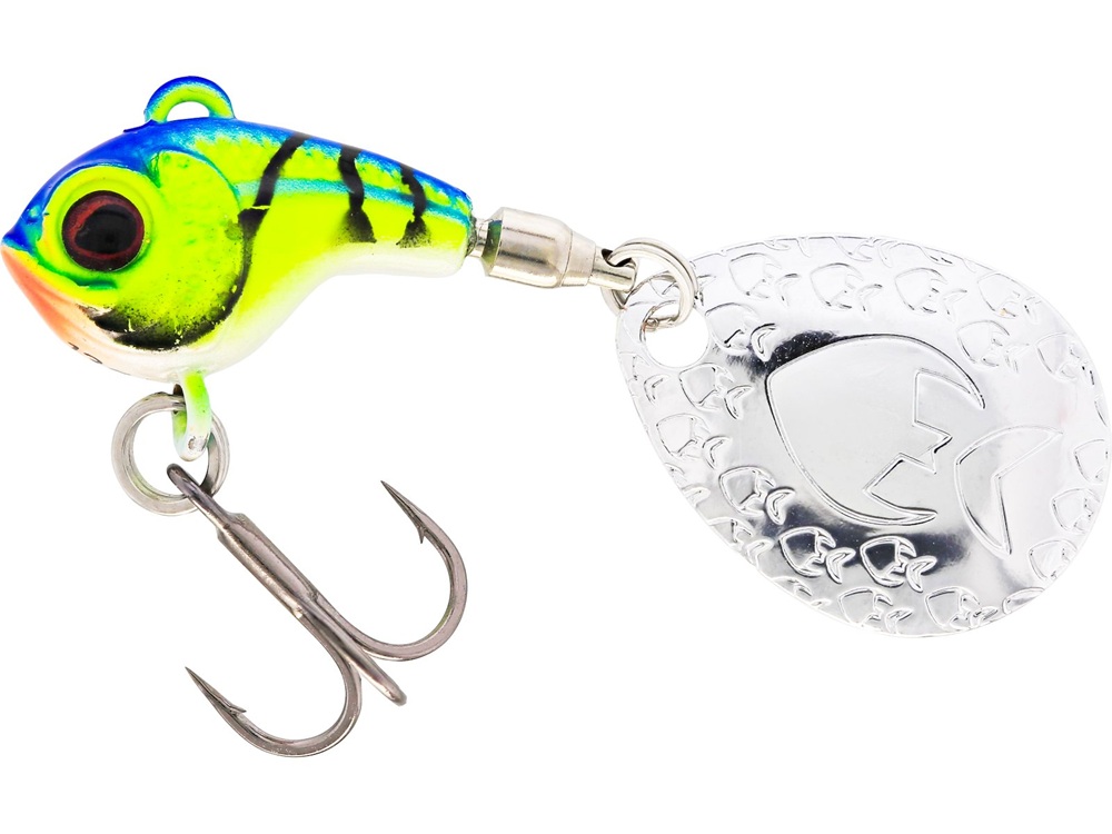 Westin nástraha dropbite tungsten spin tail jig chartreuse blue craw - 2,2 cm 18 g