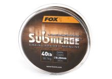 Fox Pletená šňůra Submerge Dark Camo 0,30 mm 50 lb-Návin 300 m