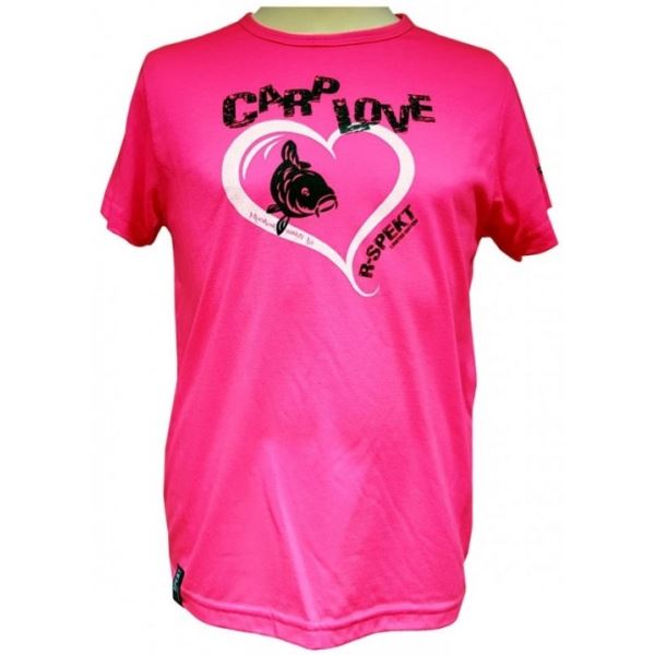 R-SPEKT Tričko Carp Love Dětské Fluo Pink