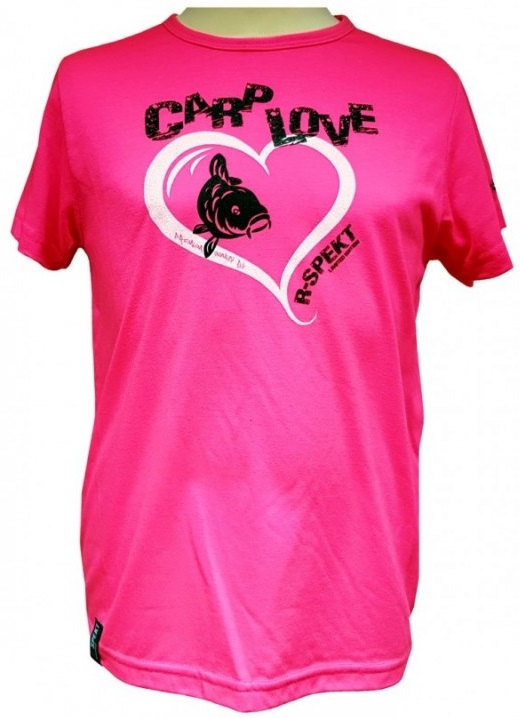 R-spekt tričko carp love dětské fluo pink - 3/4 roky